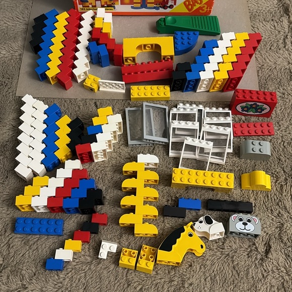 1990 Lego Basic Set #325 Tote Pack - Picture 3 of 9